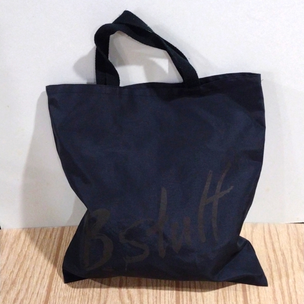 Women’s B Stutt Black Tote Bag – Storage / Carry-All, 13.5 x 14-inches